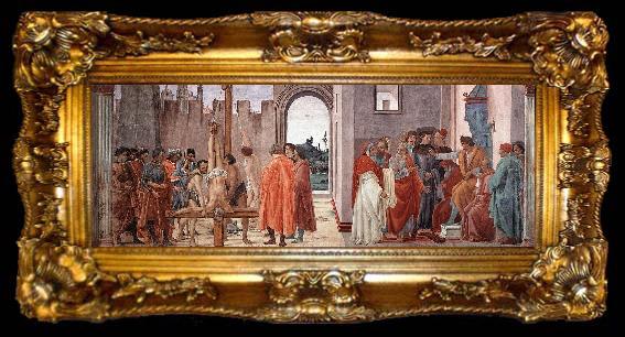 framed  LIPPI, Filippino Disputation with Simon Magus and Crucifixion of Peter sf, ta009-2